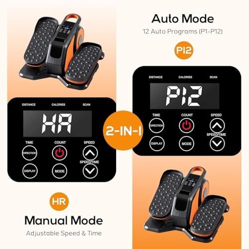 Under Desk Elliptical Machine with-Remote Control