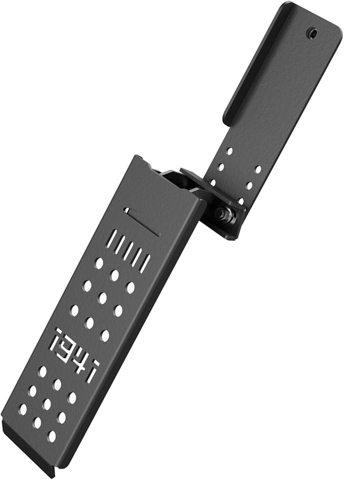 Dead Pedal Left Side Driver Side Adjustable Foot Rest Kick Panel Compatible with 2018 2019 2020 2021 2022 2023 2024 2025 2026 Jeep Wrangler JL JLU & Gladiator JT (NOT Fits 4XE Model) Black