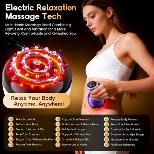 Lymphatic Drainage Massager 4-in-1 Anti-Cellulite Massage Tools