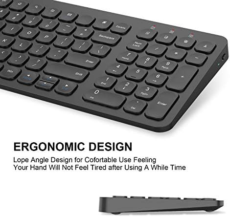 cimetech Wireless Keyboard and Mouse Combo - Black