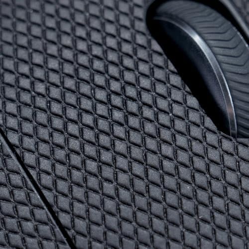 Trackball Mouse Grip Tape Compatible with Logitech MX Ergo S/MX Ergo, Anti Slip, Sweat Absorbing, Ultra-Thin 0.5mm, Cut to Fit, Easy to Apply, Full-Coverage Type (Black)