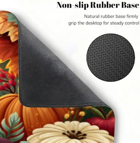 Autumn Large Mouse Pad Non-Slip Rubber Long Gaming Desk Mat