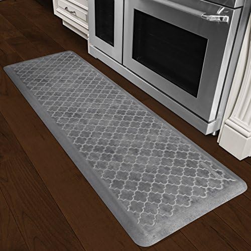 WellnessMats Estates Collection Anti-Fatigue Kitchen Mat, 6 x 2 Foot, Lagoon