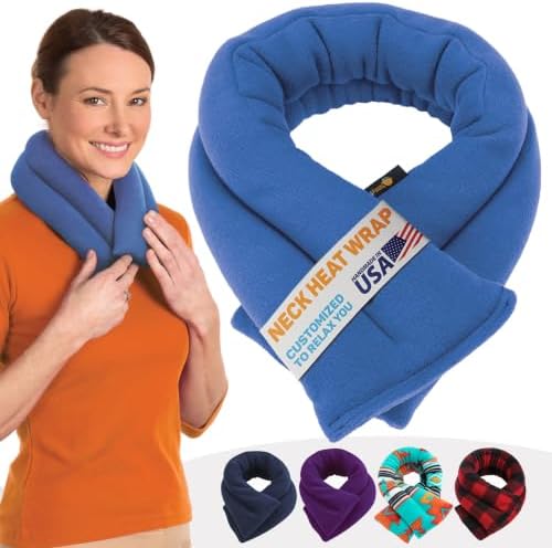 SunnyBay Heating Pad, Neck and Shoulder Wrap, 26 inch, Sky Blue