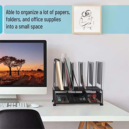 Mr. Pen- Mesh Desk Organizer with Drawer