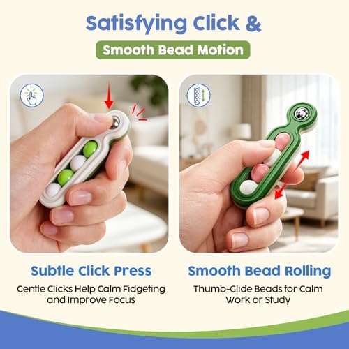 Fidget Toys Adults Stress Relief: 12 Pack Fidget Clicker for ADHD Focus