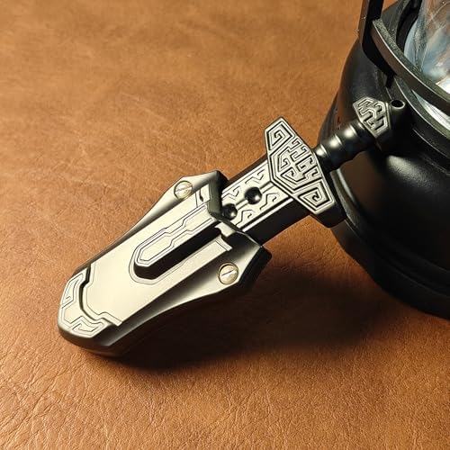 SKEDC Sword Fidget Slider, EDC Fidget Sword Fidget Toys for Adults, Stress Relief Toy Executive Desk Toy for Keep Focus & Anxiety Relief, Best Gadgets for Men (Black)