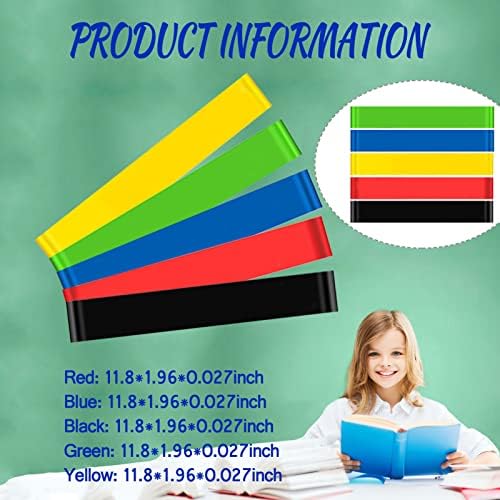 10 PCS Chair Bands for Kids, Flexible Seating Classroom Furniture Rubber Bands for Kids with Fidgety Feet, Foot Bands for School Classroom Chairs and Desk, Autism, Hyperactivity (black)