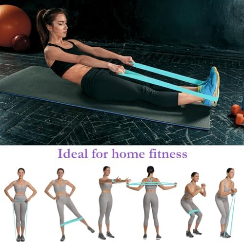 Foilswirl 8 Pcs Resistance Bands for Working Out