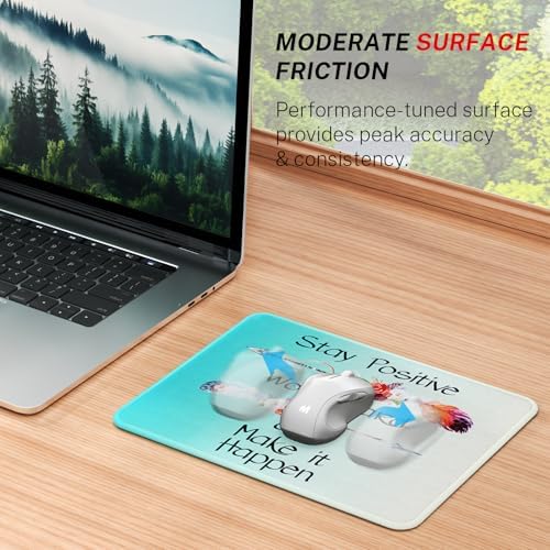 MROCO Essential Office & Gaming Mouse Pad, 8.5 x 11 Inch, Feather Arrow