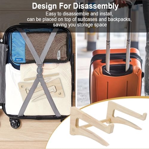 UI U & I Laptop Stand Riser, Portable and Adjustable Stand, for Notebook up to 13-17 Inch, Wood