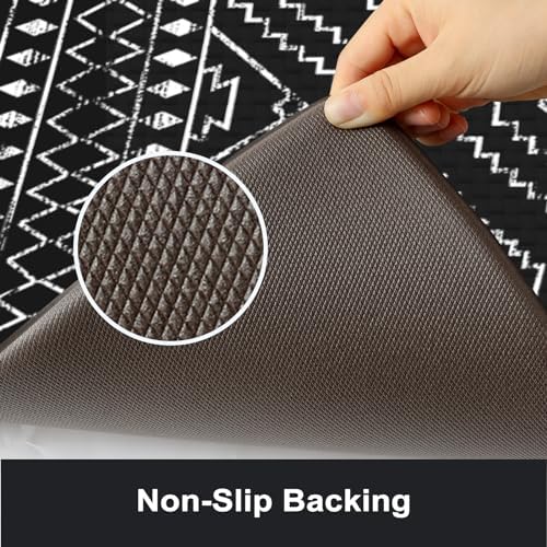 KIMODE Anti Fatigue Kitchen Mat for Floor Cushioned,Kitchen Rugs Sets of 2