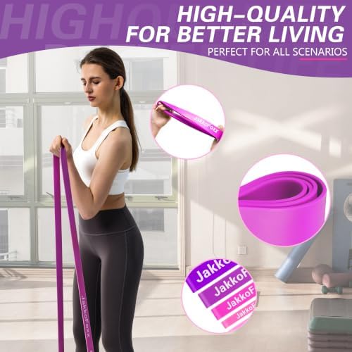 Resistance Bands,Pull Up Bands,Stretching Assist Bands Set for Men & WomenPortable Exercise, Muscle Training,Physical Therapy,Exercise Workout Bands for Working Out
