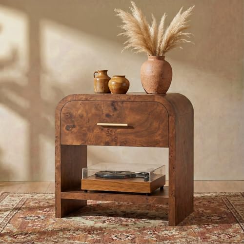 Night Stand, 1-Drawer and 1 Storage Shelf