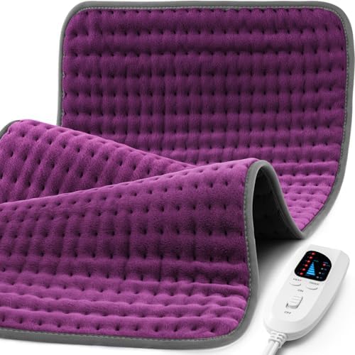 17"x33" Heating Pad for Back Pain Relief, Extra Large Electric Heated Pads
