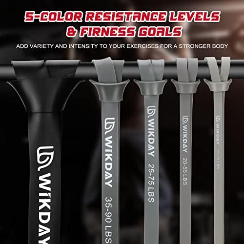 WIKDAY Resistance Bands for Working Out with Door Anchor