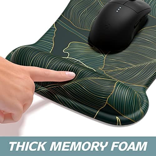 ITNRSIIET Mouse Pad Wrist Support Keyboard Wrist Rest Pad Ergonomic Mousepad Non-Slip Memory Foam Keyboard Pad Easy Typing Pain Relief Perfect for PC Laptop Gaming Office, Palm Texture