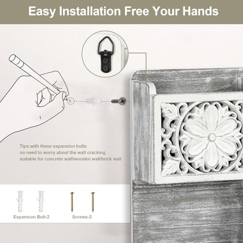 Mail Organizer Wall Mounted