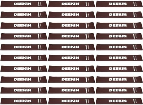 DEEKIN 30 Pcs Resistance Exercise Bands Bulk