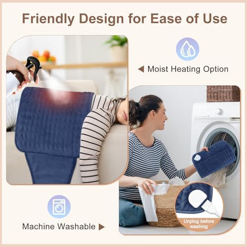 IGXHAVIZ Electric Heating Pad with Adjustable Belt