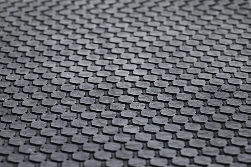 Guardian 24030502BY Air Step Anti-Fatigue Floor Mat, Vinyl, 3'x5', Black with Yellow Stripes, Reduces Fatigue and discomfort, Can be Easily Cut to fit Any Space