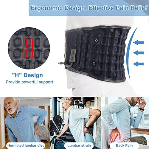 Inflatable Decompressioin Belt for Lower Back Pain Relief