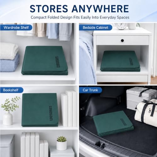 Foldable Yoga Mat 75"x31"x0.24" Portable Exercise Mat