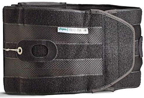 ASPEN Medical Products Quikdraw PRO Back Brace with Pulley System Lower-Back and Lumbar Pain Relief for Men and Women, Breathable Lumbar Brace, Small