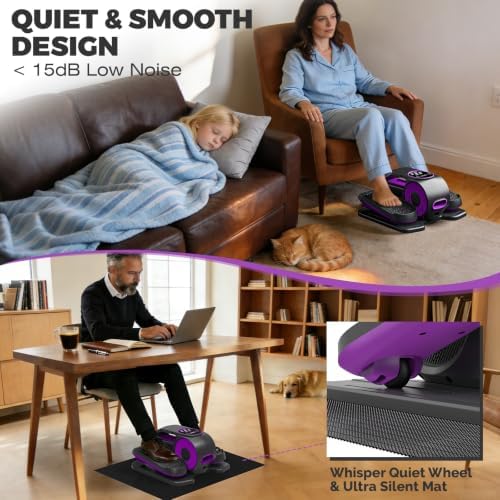 Under Desk Elliptical Leg Exerciser as Seen on TV Sitting for Senior