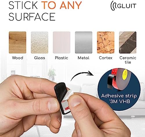 Cord Organizer for Desk, Nightstand Cable Holder, 5 Pack, Multislot, Black