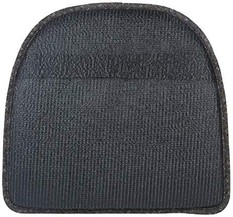 Klear Vu Raindrop The Gripper Non Slip Chair Cushions, Soft & Comfortable Seat Pad, Sitting Pillow for Kitchen, Dining or Office, 4 Count (Pack of 1), 04 Gray