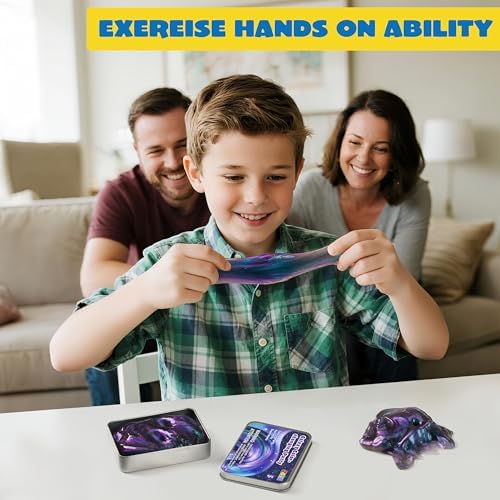 JOYIN Galaxy Color-Changing Putty, Slime for Kids 4.2oz, Therapy Putty, Fidget Toys Adults, Squishy Sensory Toys for Kids, Anxiety Stress Relief Gifts for Adults, Desk Fidgets, Halloween, Christmas