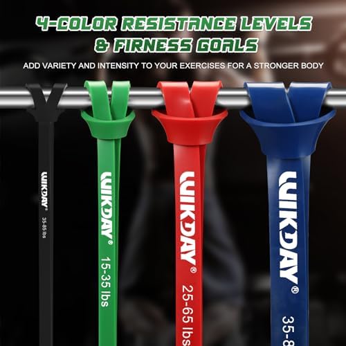 WIKDAY Resistance Bands for Working Out with Door Anchor