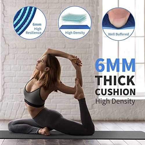 CAMBIVO Extra Wide Yoga Mat for Women and Men (72"/84"x 32"x 1/4") TPE Workout Mat, Non-slip Large Exercise Fitness Mat for Yoga, Pilates, Workout