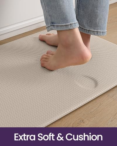 DEXI Kitchen Floor Mats Cushioned Anti Fatigue, 23x59 Standing Runner Rug