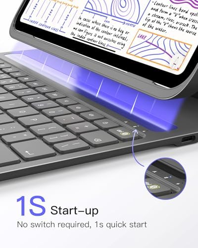Inateck for iPad iPad Air 13" Case with Keyboard, Ultralight 574g