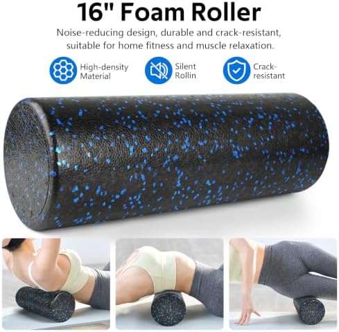 7 in1 Foam Roller Set for Deep Tissue Muscle Massager - Back Roller