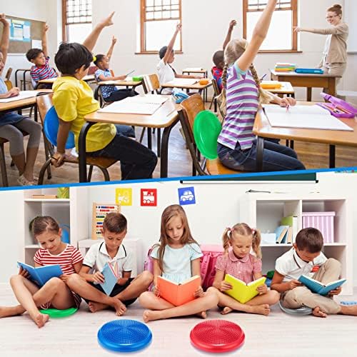Jerify 4 Pcs Wiggle Seat Flexible Inflated Wobble Cushion