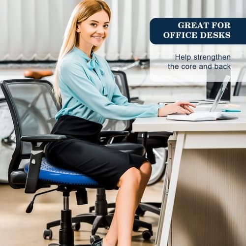 Wobble Cushion，Wiggle Seat，Balance Disc （Extra Thick 34cm/13.4in），for Balance Stability Training, Improve Sitting