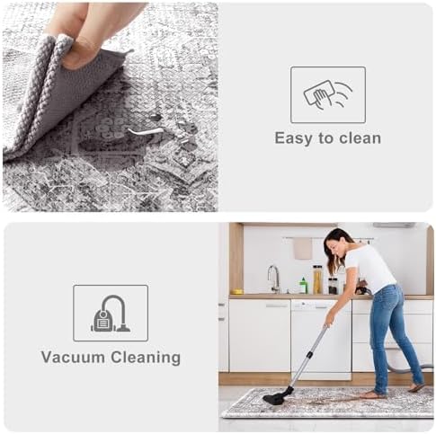 KIMODE Anti Fatigue Kitchen Mats, 2 PCS Cushioned Kitchen Rugs and Mats