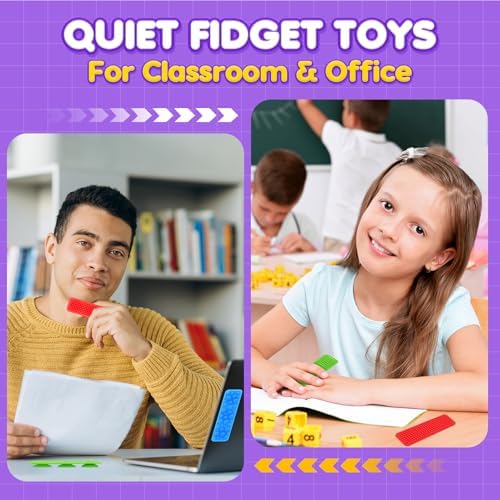 Sensory Fidget Toys Kids Adults: 24 Pack Textured Suction Toys for Autism