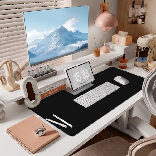 Mouse Pad Gaming - Desk Mat for Keyboard and Mouse - Large Mouse Pad for Desk, Mousepad (35.4" X 15.7") with Non-Slip Base, Desks Pad Mat Office and Home