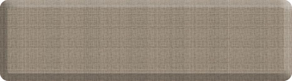 GelPro Anti-Fatigue Designer Comfort Kitchen Floor Mat, 20x32, Trellis Khaki Stain Resistant Surface with 3/4” Thick Ergo-Foam Core for Health and Wellness (Tweed Weathered Tan, 72"L x 20"W x 0.8"Th)