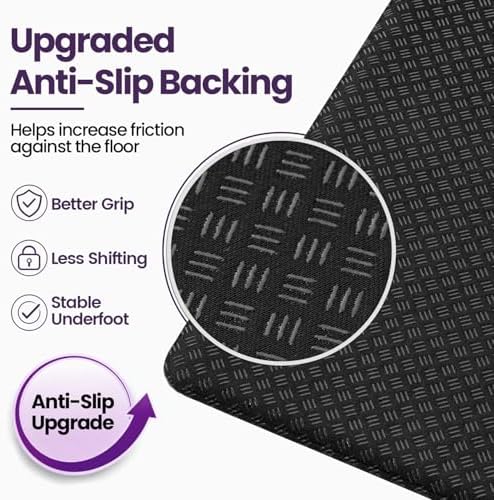DEXI Kitchen Floor Mats Cushioned Anti Fatigue, 23x86 Non Slip Runner Rug