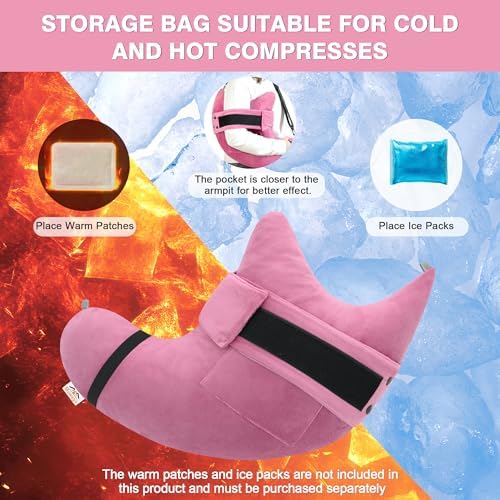 Shoulder Surgery Pillow for Rotator Cuff Pain Impingement Replacement Recovery Aids Side Sleepers Body Post Arm Injury Support Relief Supplies Broken Collarbone Must Haves with Forearm Sling