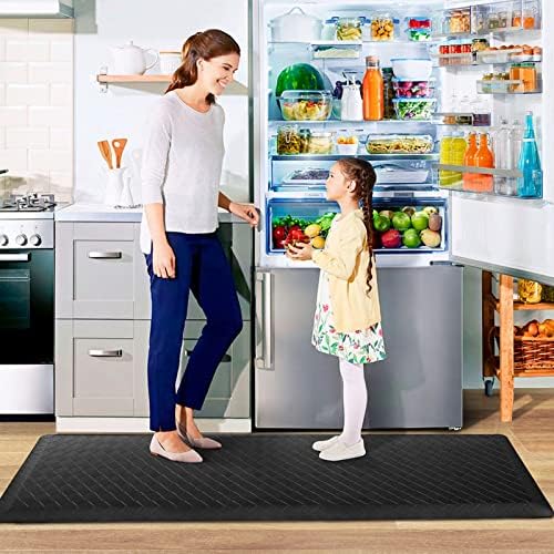 HappyTrends Kitchen Floor Mat - 4/5 Inch Thick Anti-Fatigue Kitchen Rug