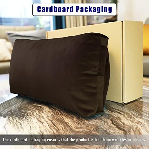 Headrest Pillow with Pearl Cotton Filling - Non-Slip Headrest Cushion for Recliners, Sofas and Loveseats (Chocolate)
