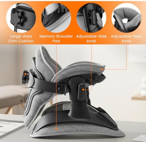 Neck Stretcher Cervical Traction - Adjustable Neck Traction Device for Spine Decompression and Pain Relief, Neck Decompression Devices, Neck Braces for Neck Pain and Support