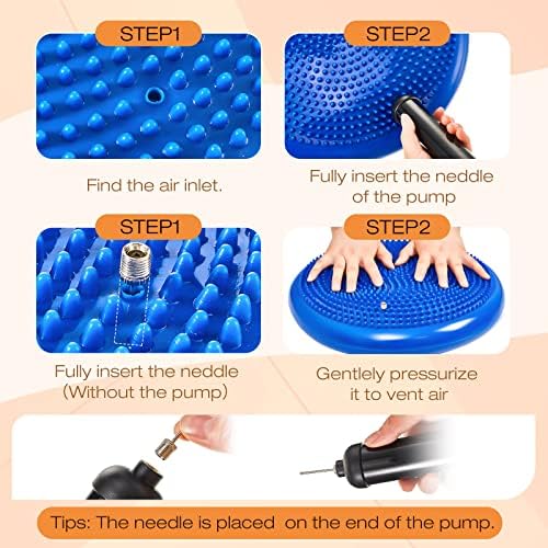 Amylove Wiggle Seat Inflated Wobble Cushion for Sensory Kid