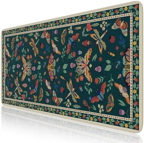 iCasso Desk Pad,Desk Matt for Desktop,Cute Mouse Pad,Green